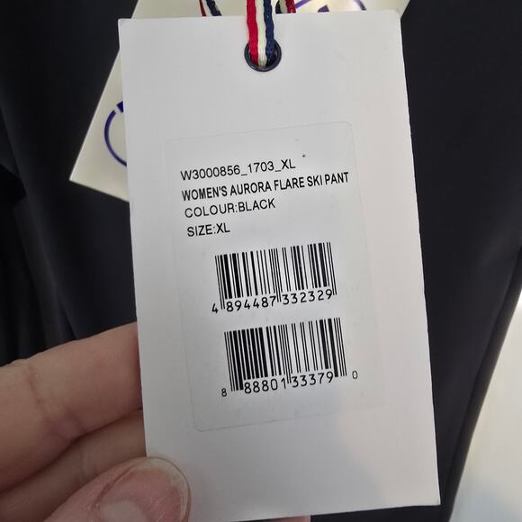 Perfect Moment Aurora Flare Ski Pants Black Dermizax Stretch Size XL NWT - Picture 6 of 13